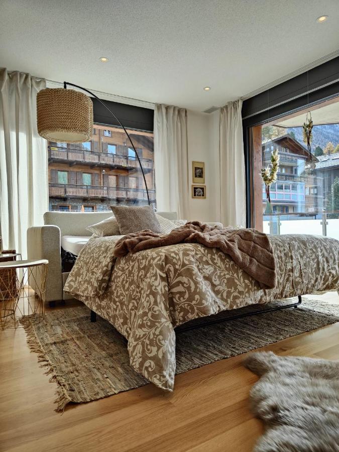 Sunnustrahl Apartment Grächen Екстериор снимка